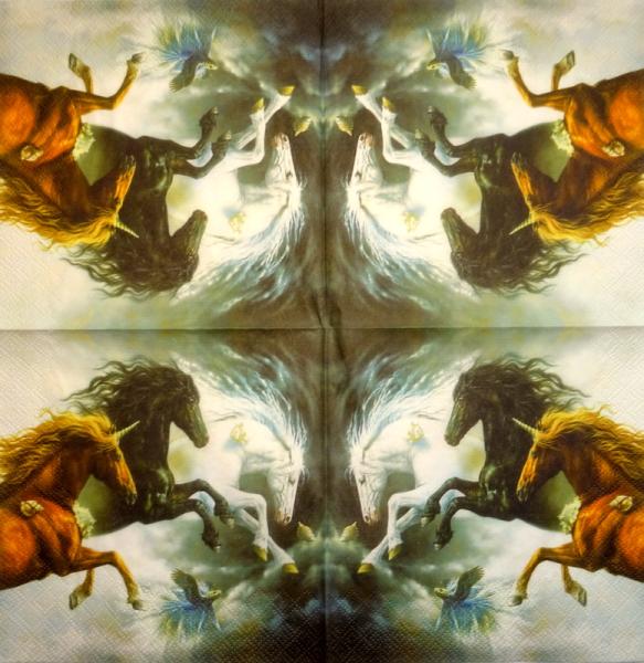 051 Horses - 3-ply - Ambiente